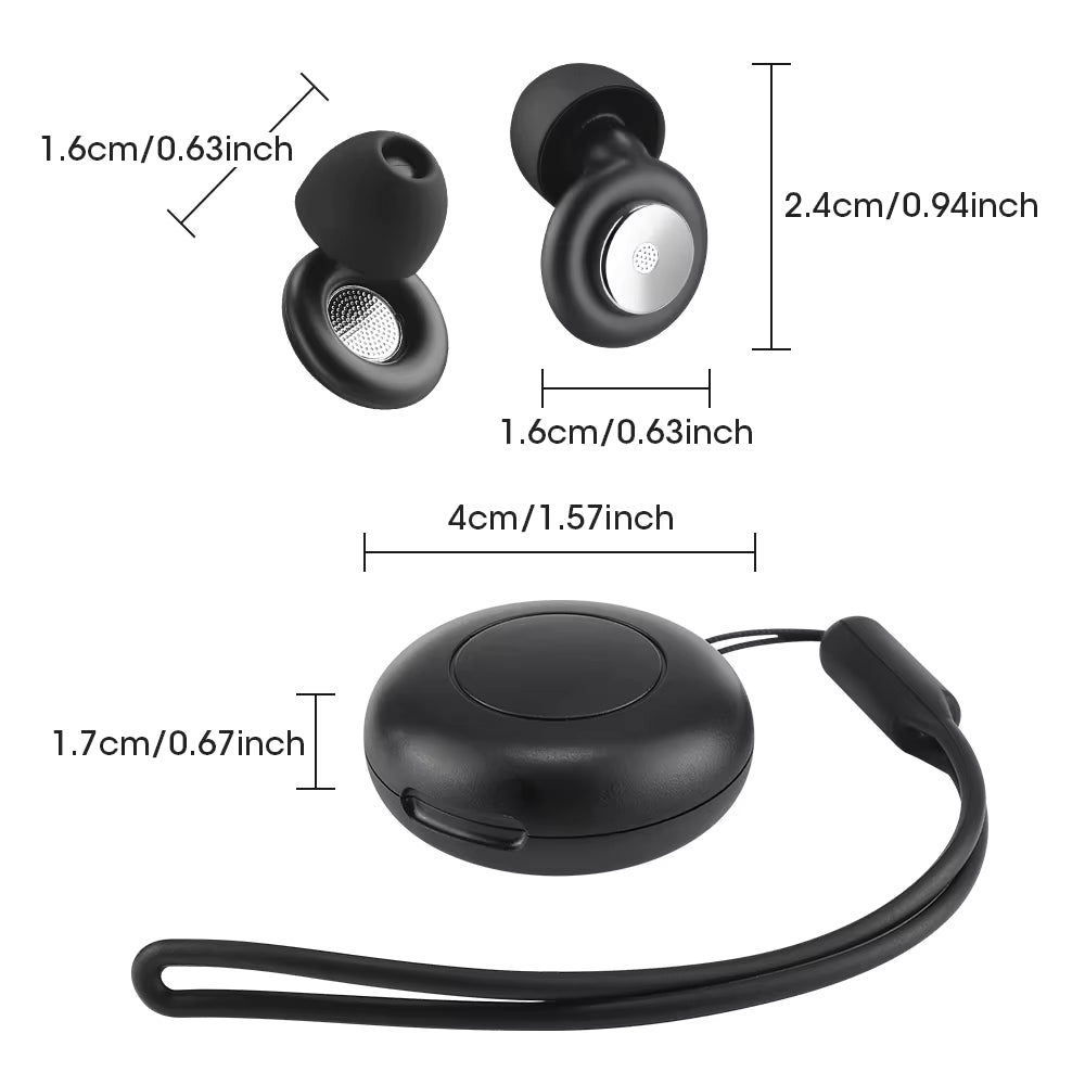 Portable 45dB Dual Noise Reduction Silicone Sleep Earplugs