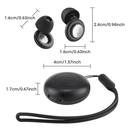 Portable 45dB Dual Noise Reduction Silicone Sleep Earplugs