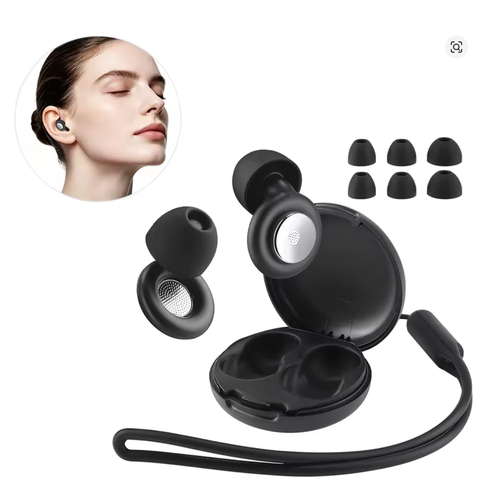 Portable 45dB Dual Noise Reduction Silicone Sleep Earplugs